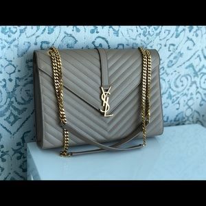 Saint Laurent Large Envelope Shoulder Bag